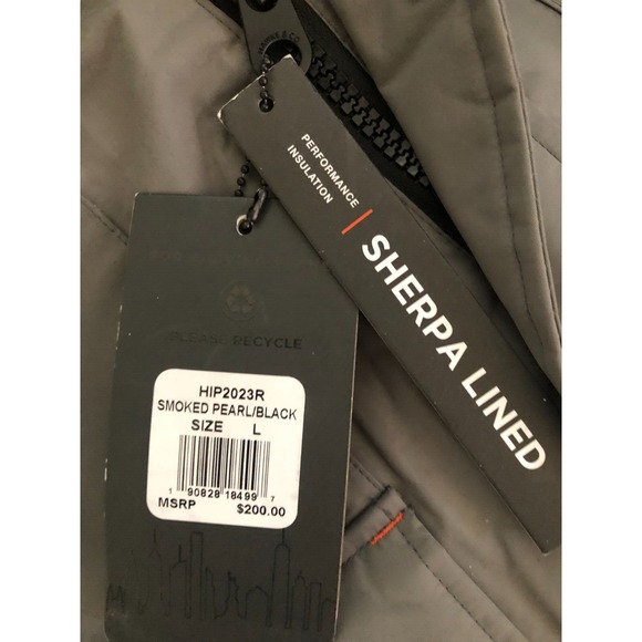 Hawke & Co. Outfitter Wind/Water Resistant Sherpa Heavyweight Shell NWT $200 L - Picture 14 of 15